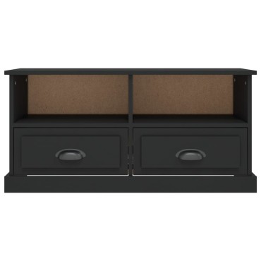 vidaXL Έπιπλο Τηλεόρασης Μαύρο 93x35,5x45cm Επεξεργασμένο Ξύλο