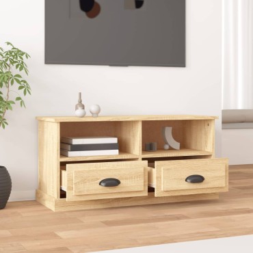 vidaXL Έπιπλο Τηλεόρασης Sonoma Δρυς 93x35,5x45cm Επεξ. Ξύλο