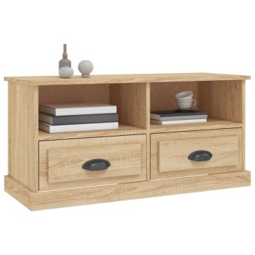 vidaXL Έπιπλο Τηλεόρασης Sonoma Δρυς 93x35,5x45cm Επεξ. Ξύλο