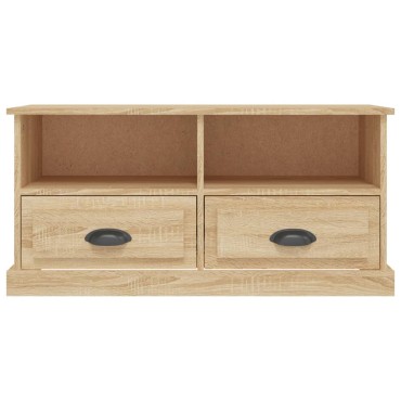 vidaXL Έπιπλο Τηλεόρασης Sonoma Δρυς 93x35,5x45cm Επεξ. Ξύλο