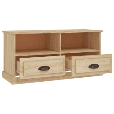 vidaXL Έπιπλο Τηλεόρασης Sonoma Δρυς 93x35,5x45cm Επεξ. Ξύλο
