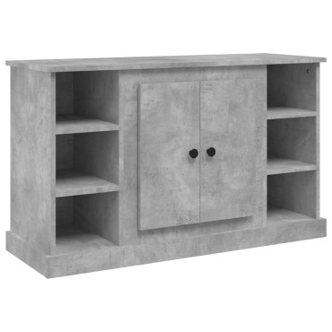 vidaXL Μπουφές Γκρι Σκυροδέματος 100x35,5x60cm Επεξεργασμένο Ξύλο 1 τεμ.