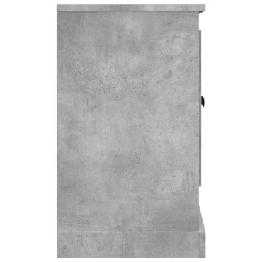 vidaXL Μπουφές Γκρι Σκυροδέματος 100x35,5x60cm Επεξεργασμένο Ξύλο 1 τεμ.
