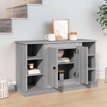 vidaXL Ντουλάπι Γκρι Sonoma 100x35,5x60cm από Επεξεργασμένο Ξύλο 1 τεμ.