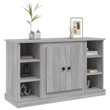vidaXL Ντουλάπι Γκρι Sonoma 100x35,5x60cm από Επεξεργασμένο Ξύλο 1 τεμ.