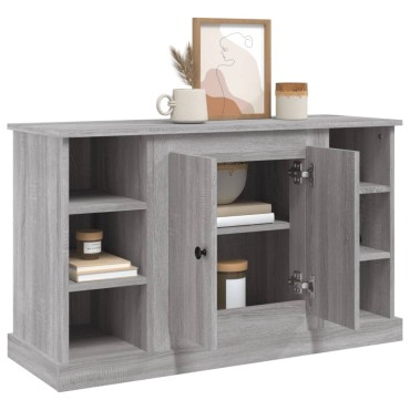 vidaXL Ντουλάπι Γκρι Sonoma 100x35,5x60cm από Επεξεργασμένο Ξύλο 1 τεμ.