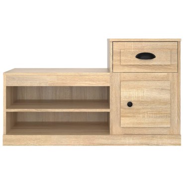 vidaXL Παπουτσοθήκη Sonoma Δρυς 100x42x60cm από Επεξεργασμένο Ξύλο
