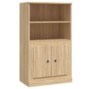 vidaXL Ντουλάπι Μαύρο 60x35,5x103,5cm από Επεξεργασμένο Ξύλο 1 τεμ.