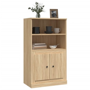 vidaXL Ντουλάπι Μαύρο 60x35,5x103,5cm από Επεξεργασμένο Ξύλο 1 τεμ.
