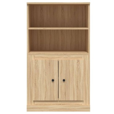 vidaXL Ντουλάπι Μαύρο 60x35,5x103,5cm από Επεξεργασμένο Ξύλο 1 τεμ.