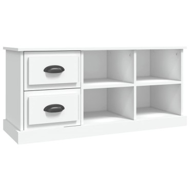 vidaXL Έπιπλο Τηλεόρασης Λευκό 102x35,5x47,5cm Επεξεργασμένο Ξύλο