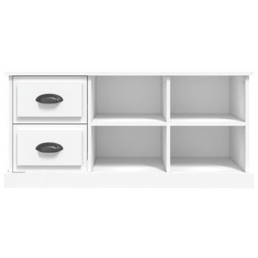 vidaXL Έπιπλο Τηλεόρασης Λευκό 102x35,5x47,5cm Επεξεργασμένο Ξύλο