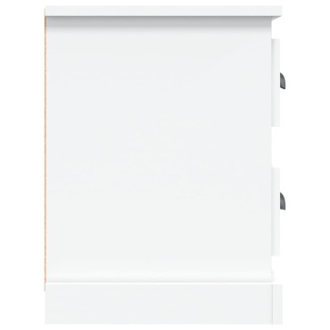vidaXL Έπιπλο Τηλεόρασης Λευκό 102x35,5x47,5cm Επεξεργασμένο Ξύλο