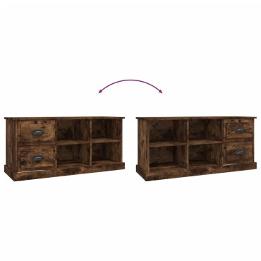 vidaXL Έπιπλο Τηλεόρασης Καπνιστή Δρυς 102x35,5x47,5cm Επεξ. Ξύλο