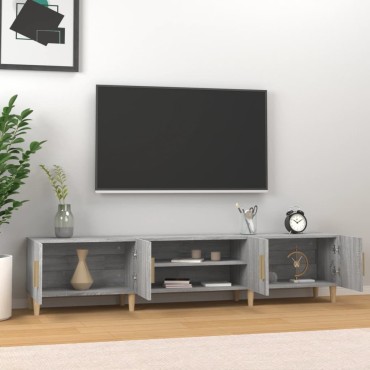 vidaXL Έπιπλο Τηλεόρασης Γκρι Sonoma 180x31,5x40cm από Επεξεργ. Ξύλο