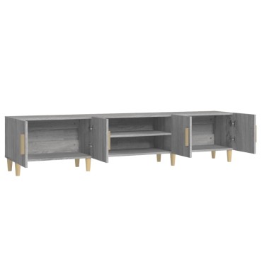 vidaXL Έπιπλο Τηλεόρασης Γκρι Sonoma 180x31,5x40cm από Επεξεργ. Ξύλο