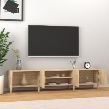 vidaXL Έπιπλο Τηλεόρασης Sonoma Δρυς 180x31,5x40cm Επεξ. Ξύλο