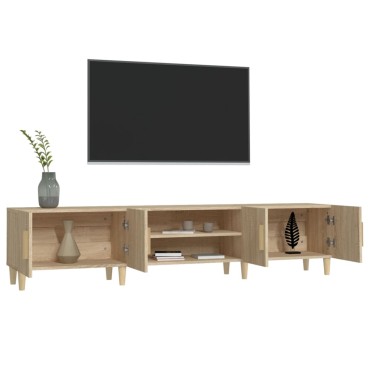 vidaXL Έπιπλο Τηλεόρασης Sonoma Δρυς 180x31,5x40cm Επεξ. Ξύλο