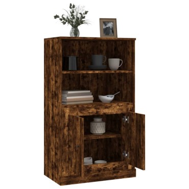 vidaXL Ντουλάπα Καπνιστή δρυς 60x35,5x103,5cm από Επεξεργασμένο Ξύλο 1 τεμ.