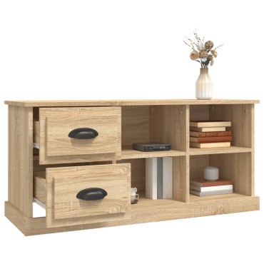 vidaXL Έπιπλο Τηλεόρασης Sonoma Δρυς 102x35,5x47,5cm Επεξ. Ξύλο