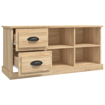 vidaXL Έπιπλο Τηλεόρασης Sonoma Δρυς 102x35,5x47,5cm Επεξ. Ξύλο