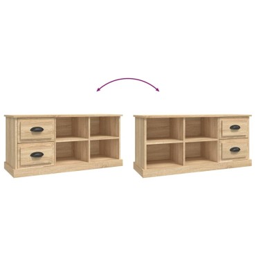 vidaXL Έπιπλο Τηλεόρασης Sonoma Δρυς 102x35,5x47,5cm Επεξ. Ξύλο
