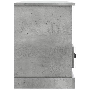 vidaXL Έπιπλο Τηλεόρασης Γκρι Σκυρ. 80x35x50cm Επεξ. Ξύλο
