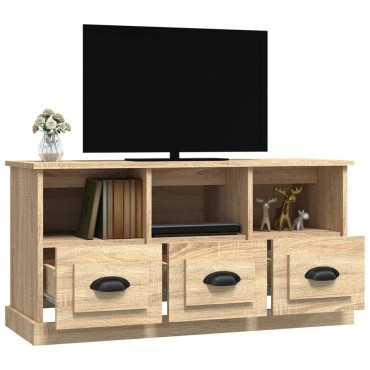 vidaXL Έπιπλο Τηλεόρασης Sonoma Δρυς 100x35x50cm Επεξ. Ξύλο