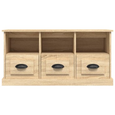 vidaXL Έπιπλο Τηλεόρασης Sonoma Δρυς 100x35x50cm Επεξ. Ξύλο