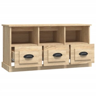 vidaXL Έπιπλο Τηλεόρασης Sonoma Δρυς 100x35x50cm Επεξ. Ξύλο