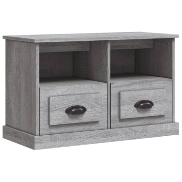 vidaXL Έπιπλο Τηλεόρασης Γκρι Sonoma 80x35x50cm από Επεξεργ. Ξύλο