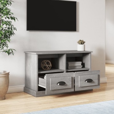 vidaXL Έπιπλο Τηλεόρασης Γκρι Sonoma 80x35x50cm από Επεξεργ. Ξύλο