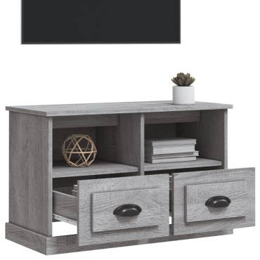 vidaXL Έπιπλο Τηλεόρασης Γκρι Sonoma 80x35x50cm από Επεξεργ. Ξύλο