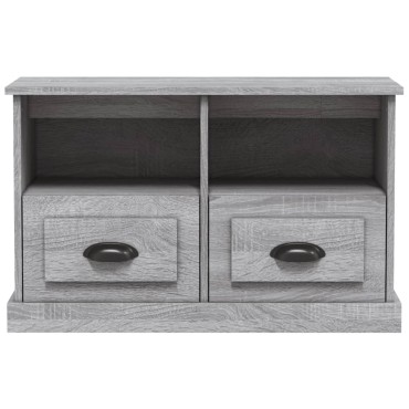 vidaXL Έπιπλο Τηλεόρασης Γκρι Sonoma 80x35x50cm από Επεξεργ. Ξύλο