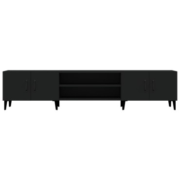 vidaXL Έπιπλο Τηλεόρασης Μαύρο 180x31,5x40 εκ. Επεξεργασμένο Ξύλο