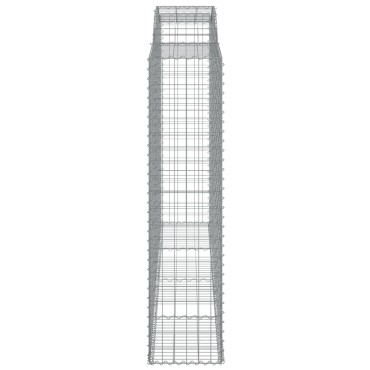 vidaXL Συρματοκιβώτιο Τοξωτό 300x50x200/220εκ. από Γαλβανισμένο Χάλυβα