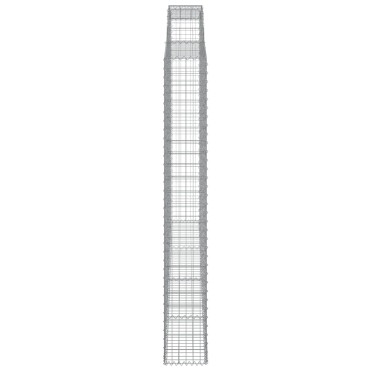vidaXL Συρματοκιβώτιο Τοξωτό 300x30x220/240εκ. από Γαλβανισμένο Χάλυβα