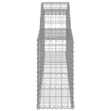 vidaXL Συρματοκιβώτια Τοξωτά 15 τεμ. 300x30x60/80 εκ. Γαλβαν. Ατσάλι
