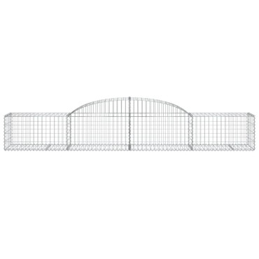 vidaXL Συρματοκιβώτια Τοξωτά 10 τεμ. 300x50x40/60 εκ. Γαλβαν. Ατσάλι