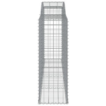 vidaXL Συρματοκιβώτια Τοξωτά 17 τεμ. 300x50x140/160 εκ. Γαλβαν. Ατσάλι