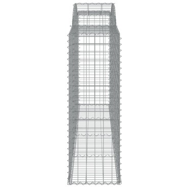 vidaXL Συρματοκιβώτια Τοξωτά 13 τεμ. 300x50x140/160 εκ. Γαλβαν. Ατσάλι
