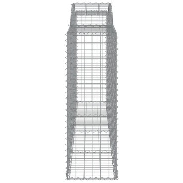 vidaXL Συρματοκιβώτια Τοξωτά 9 τεμ. 300x50x140/160 εκ. Γαλβαν. Ατσάλι