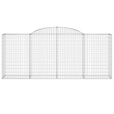 vidaXL Συρματοκιβώτια Τοξωτά 17 τεμ. 300x50x120/120 εκ. Γαλβαν. Ατσάλι