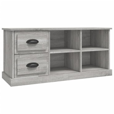 vidaXL Έπιπλο Τηλεόρασης Γκρι Sonoma 102x35,5x47,5cm Επεξεργ. Ξύλο