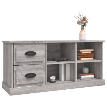 vidaXL Έπιπλο Τηλεόρασης Γκρι Sonoma 102x35,5x47,5cm Επεξεργ. Ξύλο