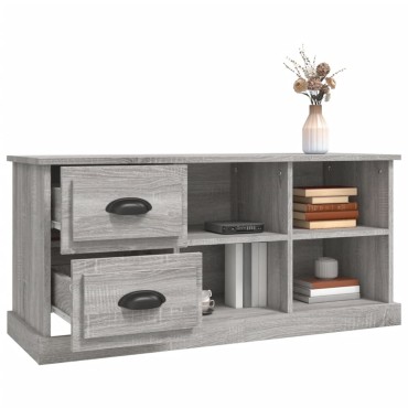 vidaXL Έπιπλο Τηλεόρασης Γκρι Sonoma 102x35,5x47,5cm Επεξεργ. Ξύλο