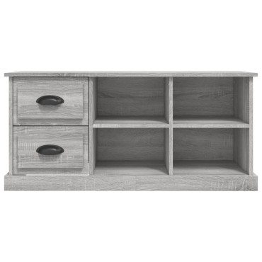 vidaXL Έπιπλο Τηλεόρασης Γκρι Sonoma 102x35,5x47,5cm Επεξεργ. Ξύλο