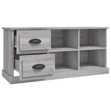 vidaXL Έπιπλο Τηλεόρασης Γκρι Sonoma 102x35,5x47,5cm Επεξεργ. Ξύλο