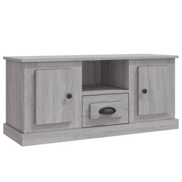 vidaXL Έπιπλο Τηλεόρασης Γκρι Sonoma 100x35,5x45cm Επεξ. Ξύλο
