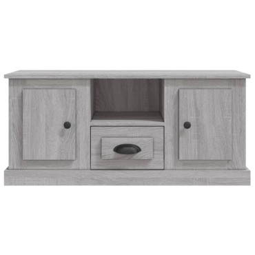 vidaXL Έπιπλο Τηλεόρασης Γκρι Sonoma 100x35,5x45cm Επεξ. Ξύλο